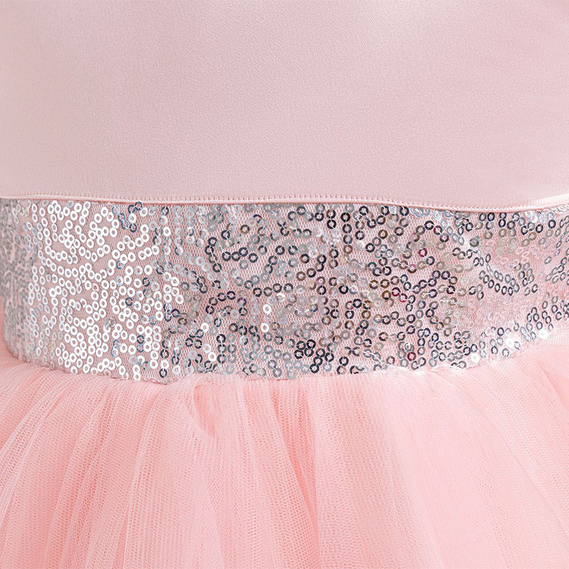 Mesh Satin Bow Sequins Embroidery Sleeveless Regular Dresses - image 6
