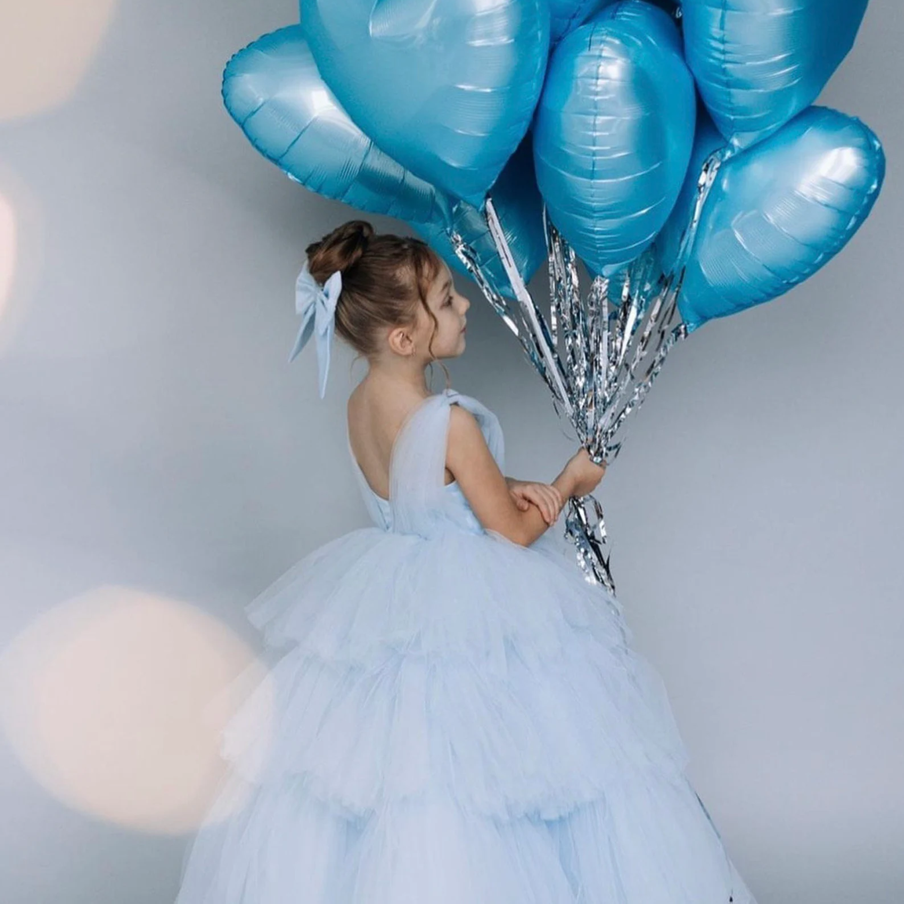 Mesh Tiered Sleeveless Maxi Dresses - image 5