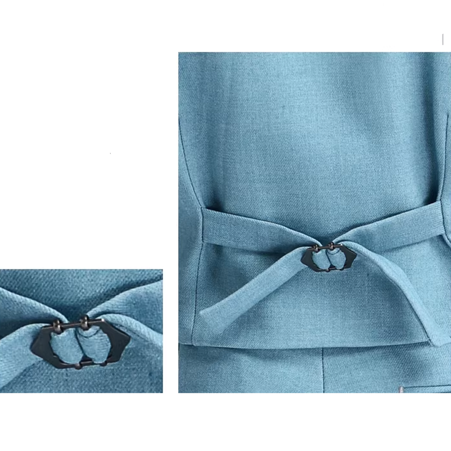 Chemical Fiber Blend Button Long Sleeve Regular Six-piece Formal Suit - image 11