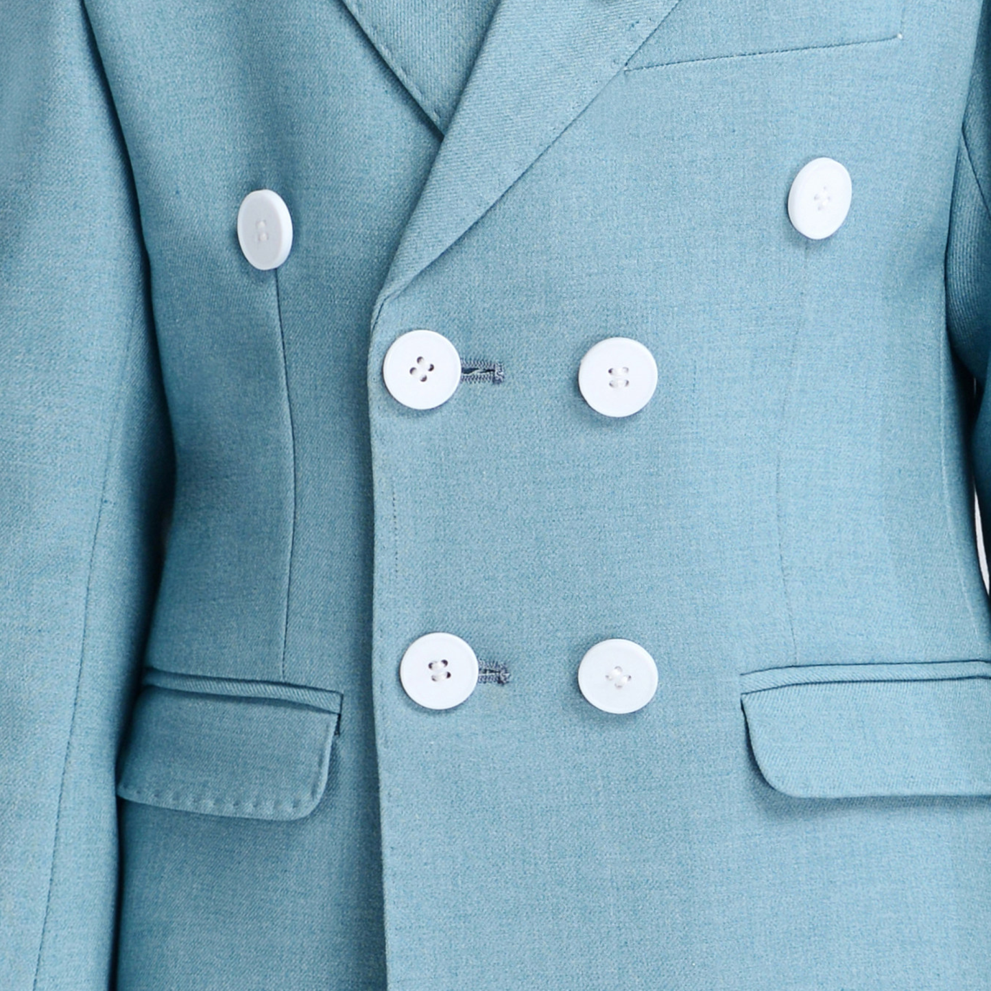 Chemical Fiber Blend Button Long Sleeve Regular Six-piece Formal Suit - image 10