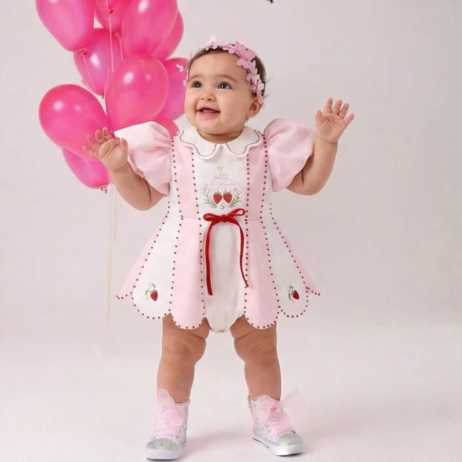 Satin Pearl Split Joint Short Sleeve Shorts Bodysuit - image 2