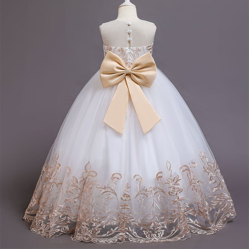 Mesh Applique Sleeveless Maxi Dresses - image 2