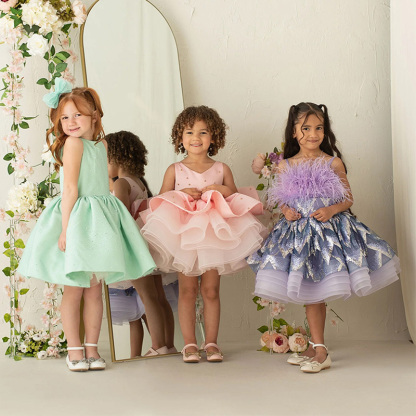 Satin Bow Imitation Pearls Sleeveless Midi Dresses - image 4