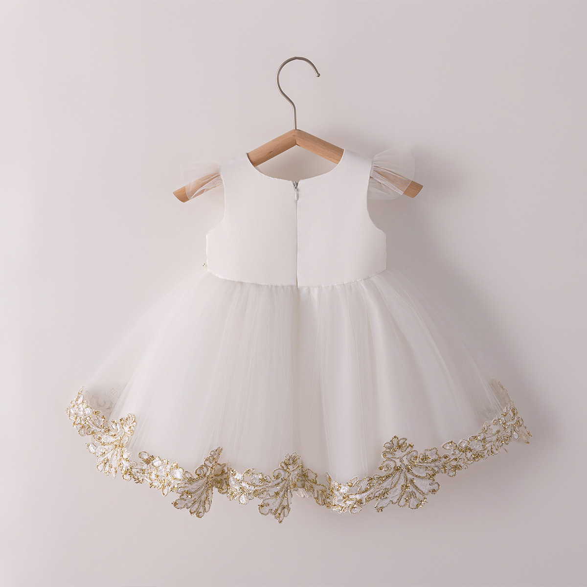 Mesh Lace Edge Pearl Sleeveless Midi Dresses - image 3