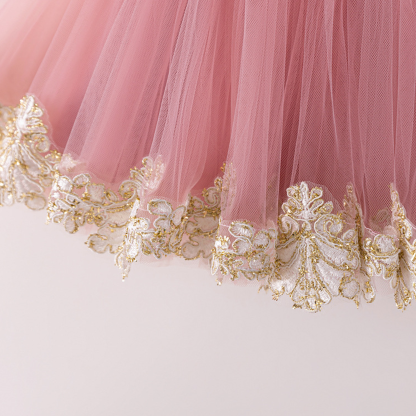 Mesh Lace Edge Pearl Sleeveless Midi Dresses - image 18