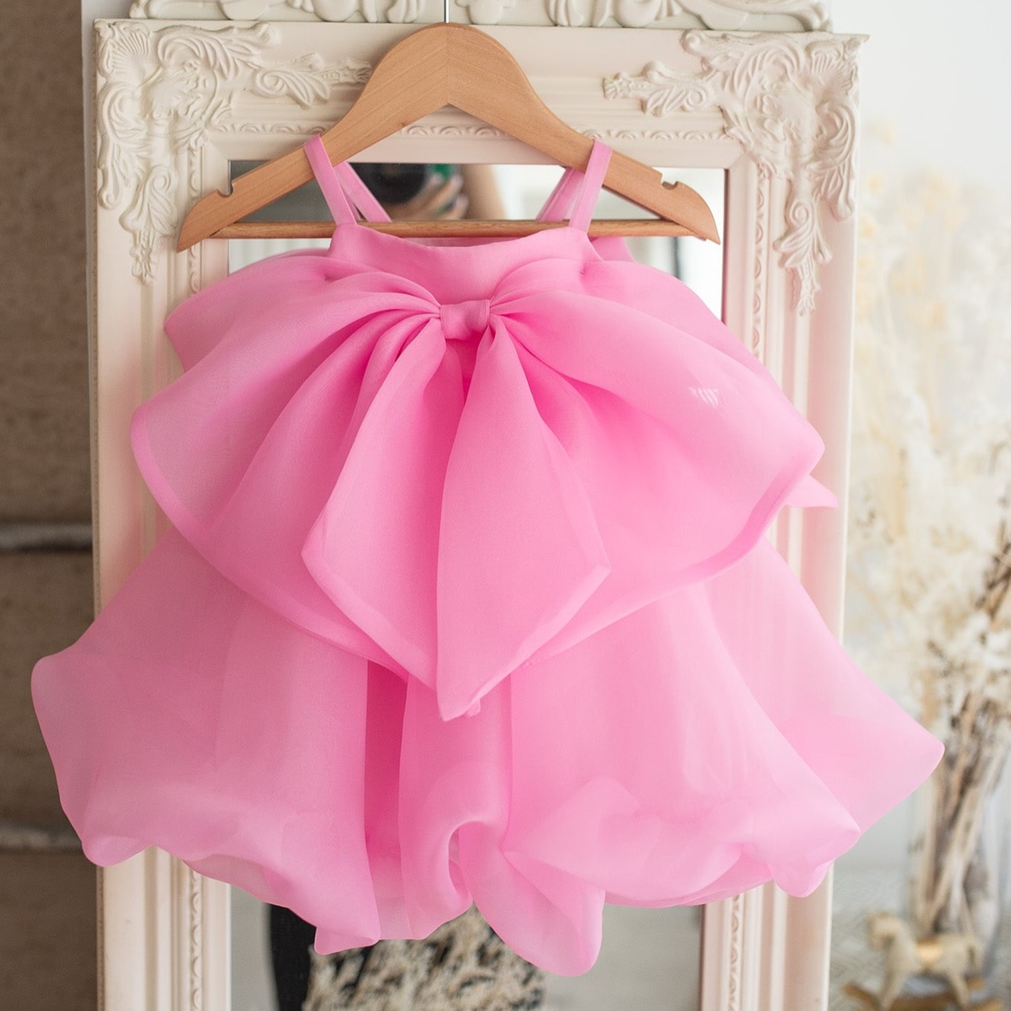 Satin Bow Sleeveless Midi Dresses - image 4