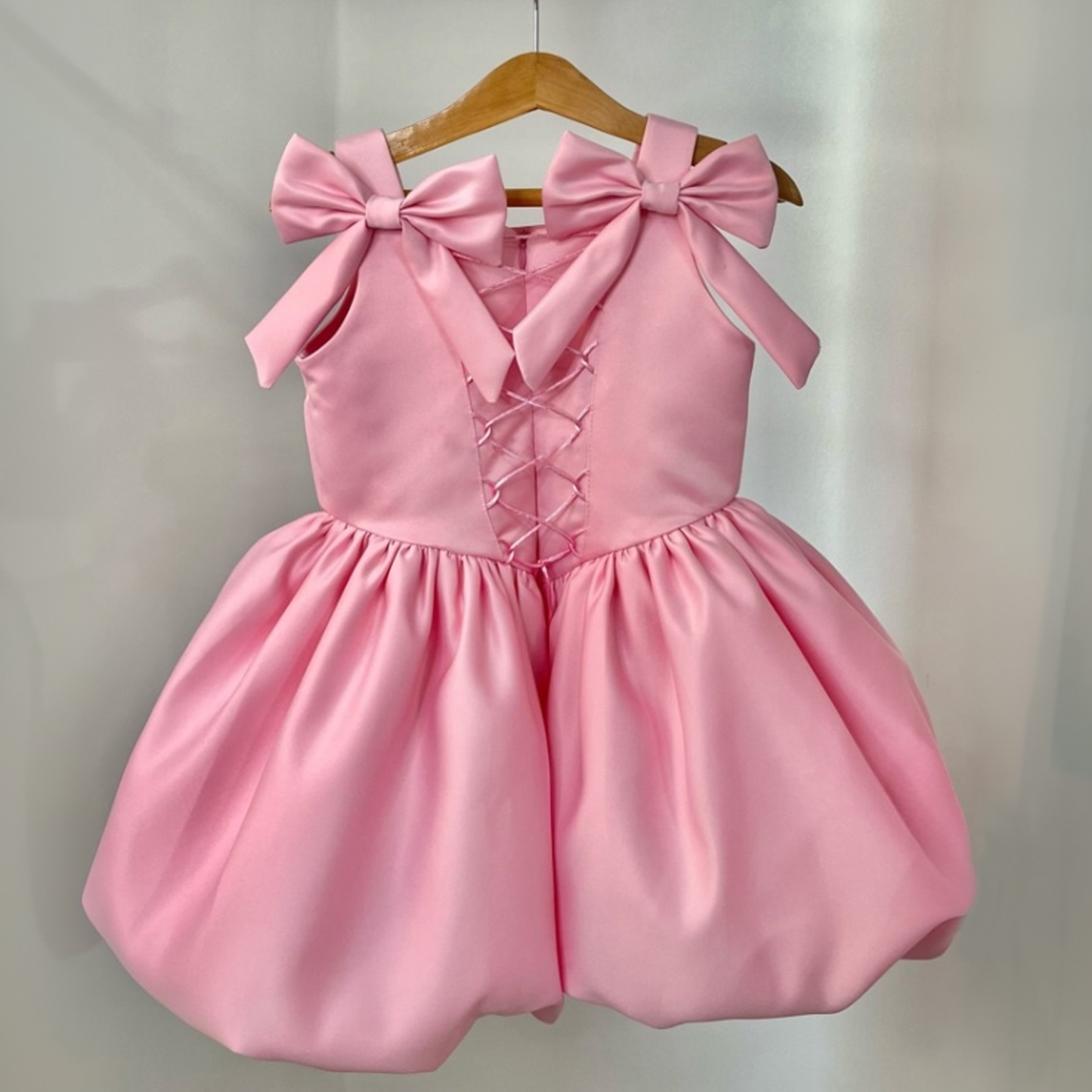 Satin Bow Drawcord Sleeveless Midi Dresses - image 6