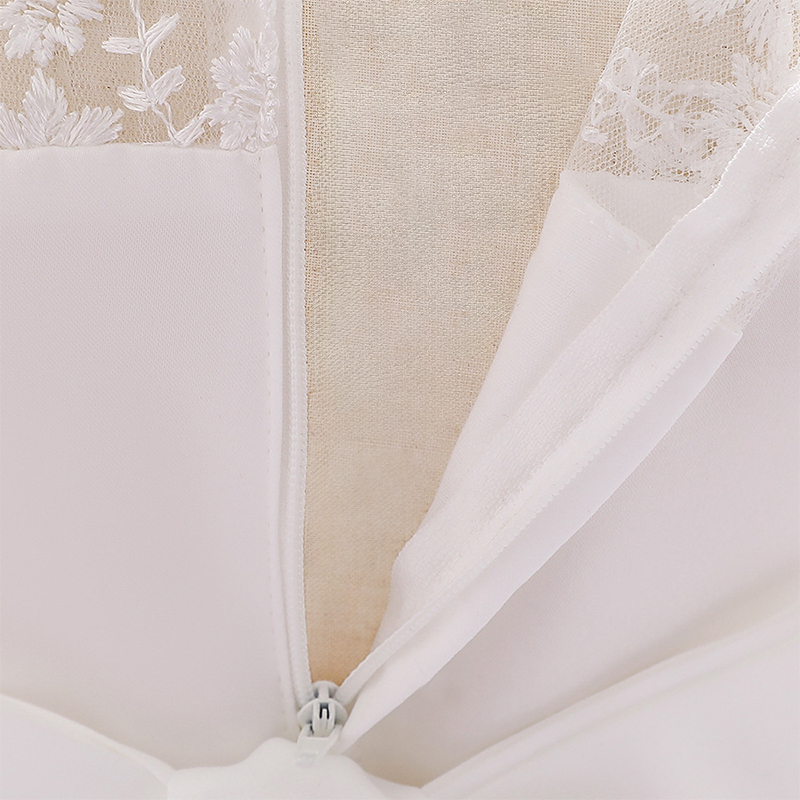 Mesh Rosette Sleeveless Midi Dresses - image 18