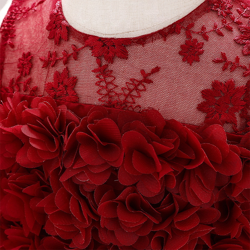 Mesh Rosette Sleeveless Midi Dresses - image 21