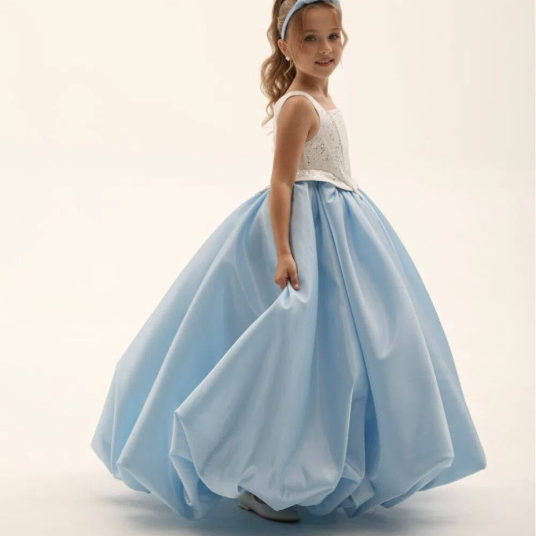 Sequins Organza Corset Sleeveless Maxi Dresses - image 3