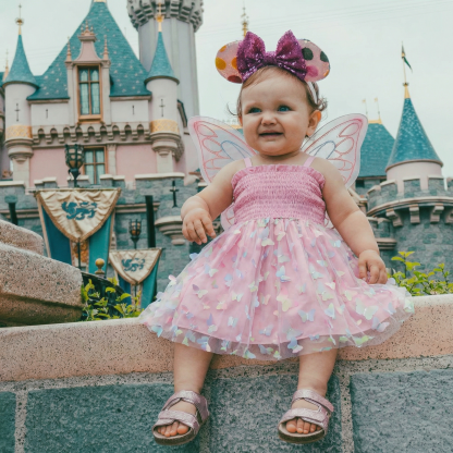 Mesh Butterfly Sleeveless Midi Dresses - image 4