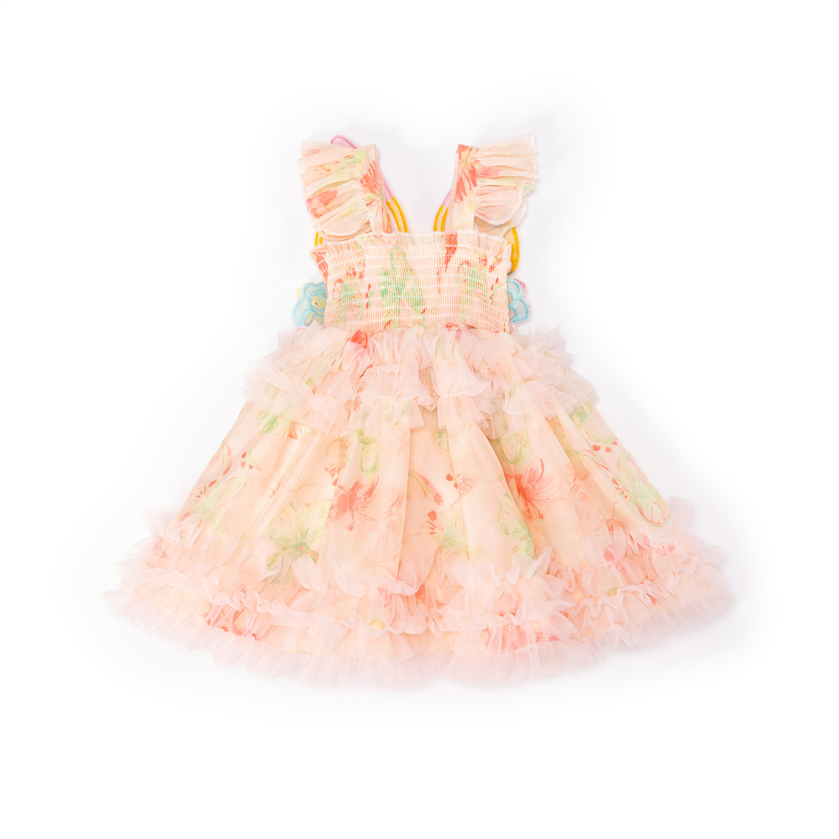 Chemical Fiber Blend Butterfly Sleeveless Midi Dresses - image 4