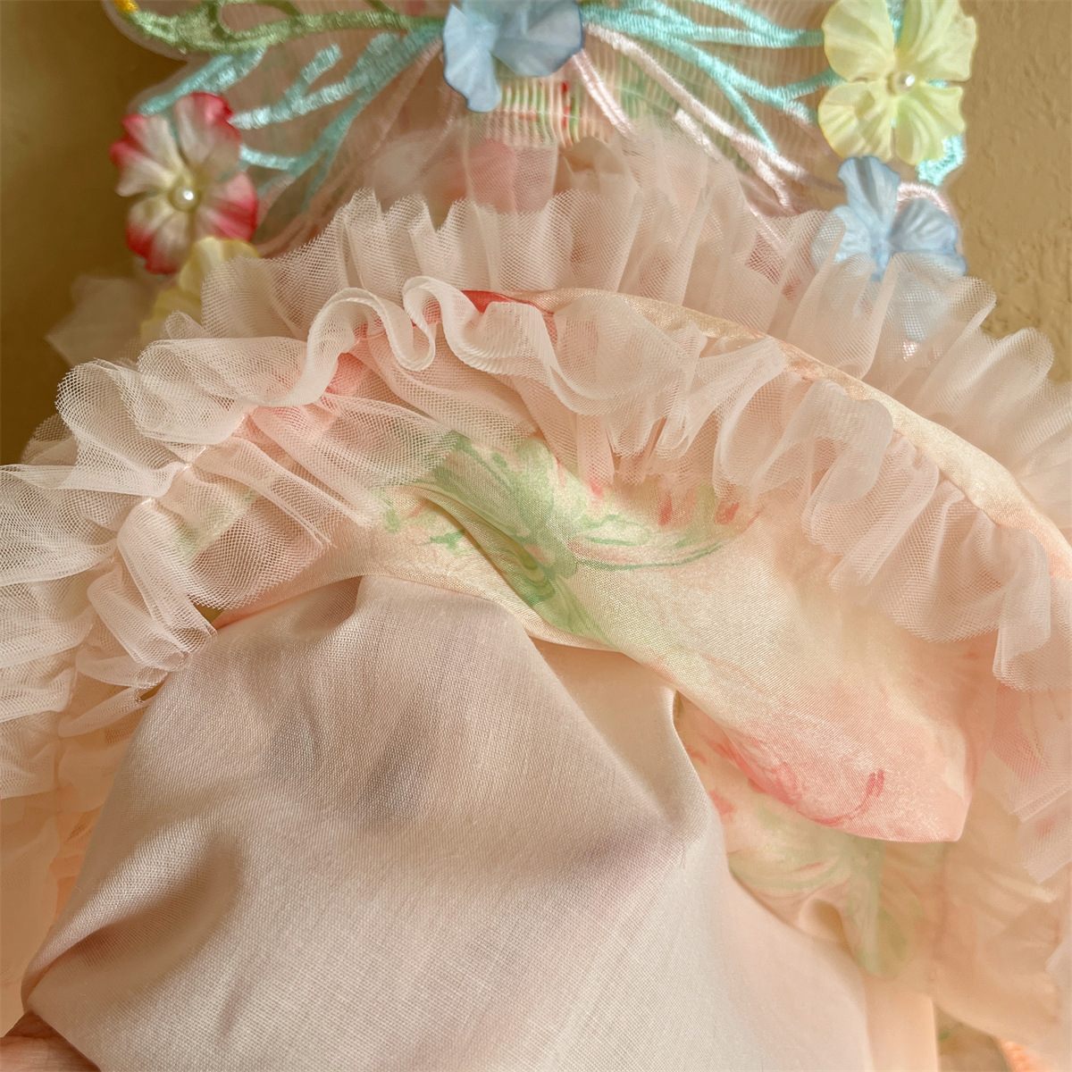 Chemical Fiber Blend Butterfly Sleeveless Midi Dresses - image 7