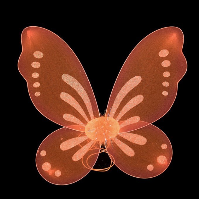 Solid With Glitter Back Accessory - Orange - image 10