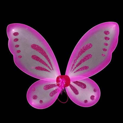 Solid With Glitter Back Accessory - Fuchsia - image 12