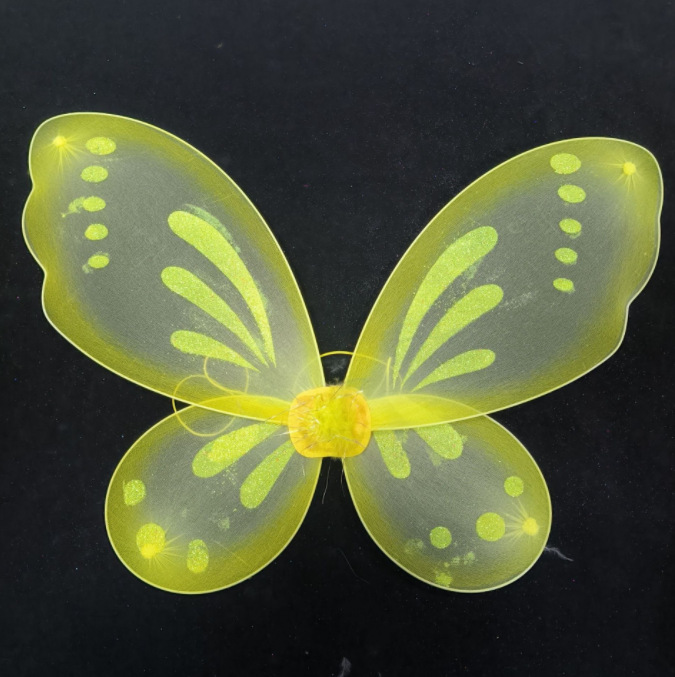 Solid With Glitter Back Accessory - Tender Yellow - image 13