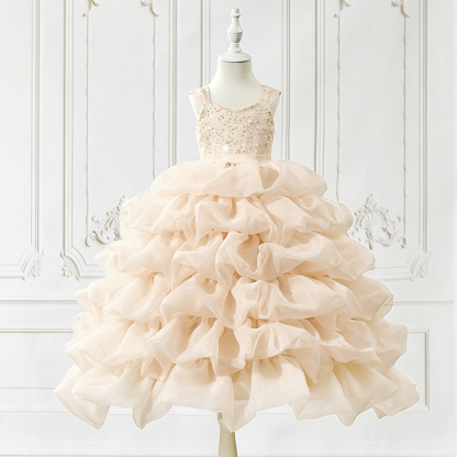 Mesh Split Joint Sleeveless Maxi Dresses - image 6