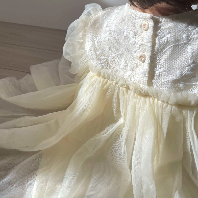 Mesh Split Joint Long Sleeve Maxi Dresses - image 2