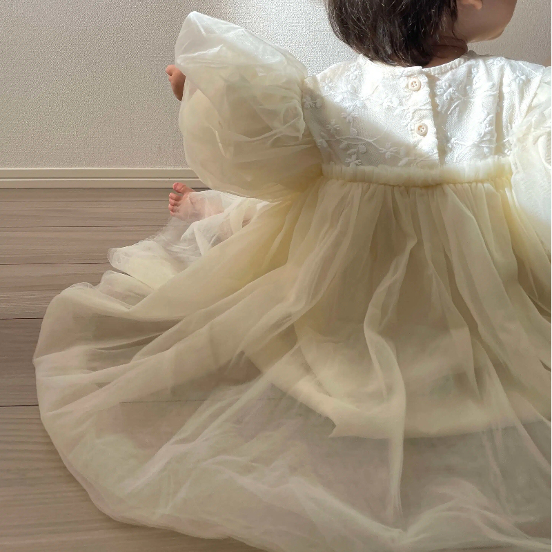 Mesh Split Joint Long Sleeve Maxi Dresses - image 3