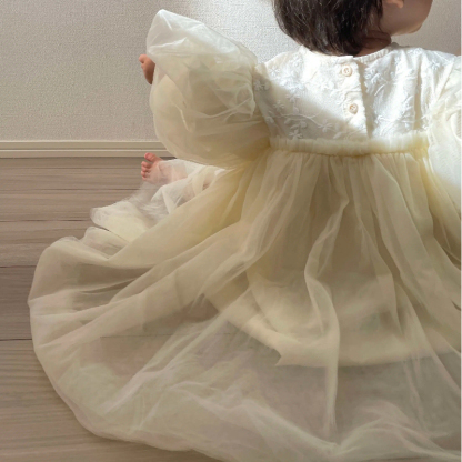 Mesh Split Joint Long Sleeve Maxi Dresses - image 3