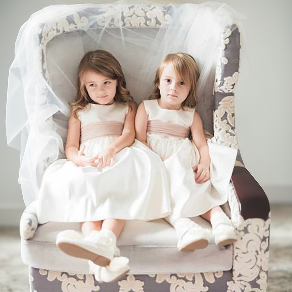 Satin Bow Sleeveless Mid-long Dresses - image 2