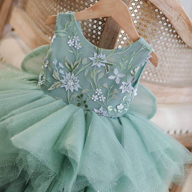 Mesh Embroidery Sleeveless Short Dresses - image 6