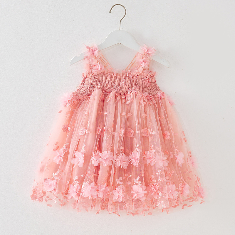 Mesh Embroidery Applique Butterfly Sleeveless Midi Dresses - image 4