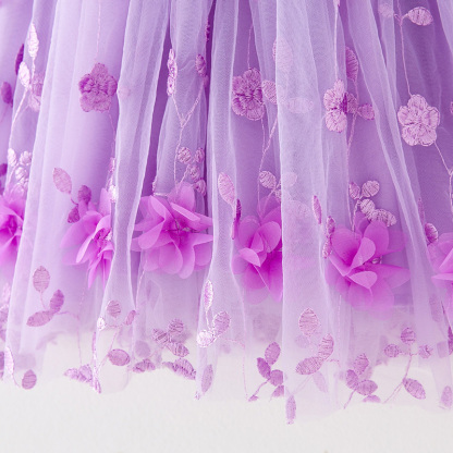 Mesh Embroidery Applique Butterfly Sleeveless Midi Dresses - image 10