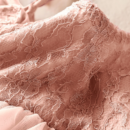 Mesh Lace Lace-up Sleeveless Midi Dresses - image 3