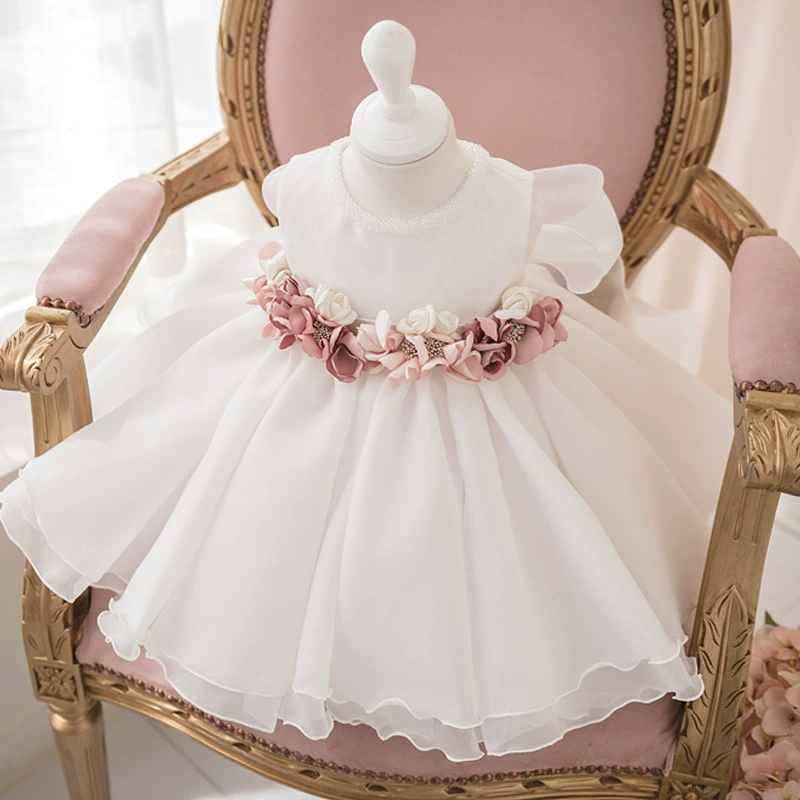 Organza Applique Sleeveless Midi Dresses - image 2