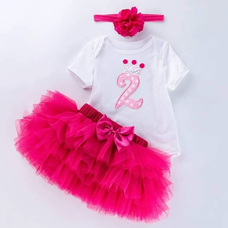 Cotton & Mesh Bow Short Sleeve Short Two-piece Set - White 2nd - 18-24M - image 3