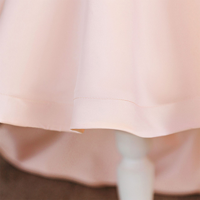 Satin Rosette Cap Sleeve Midi Dresses - image 12