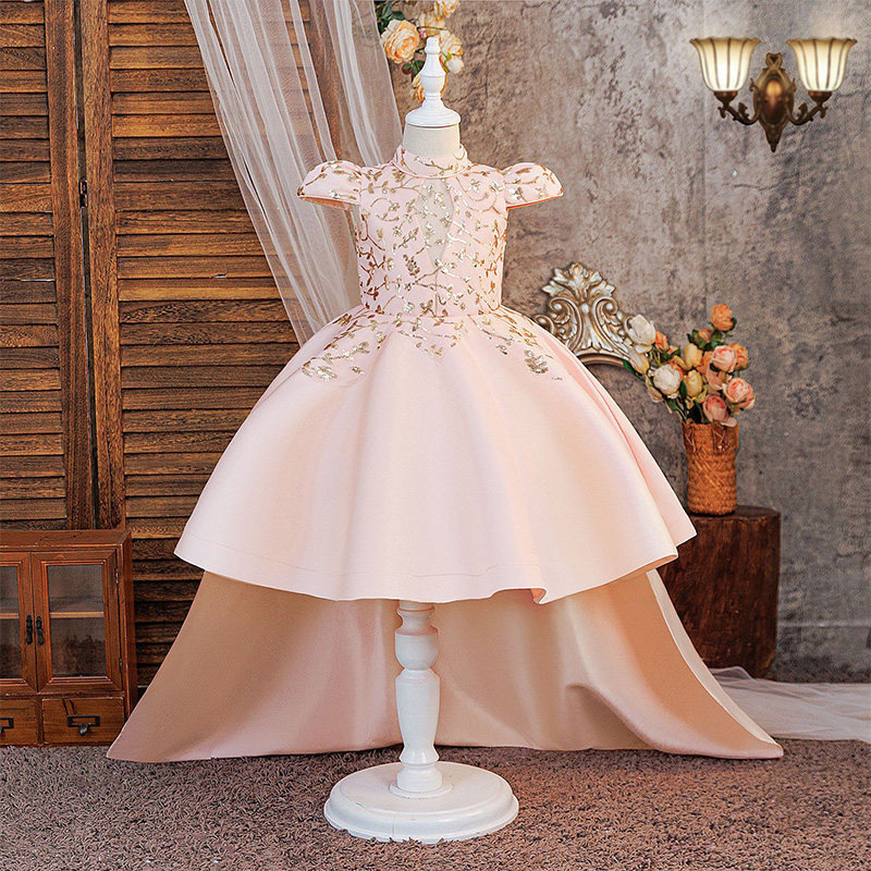 Satin Rosette Cap Sleeve Midi Dresses - image 5
