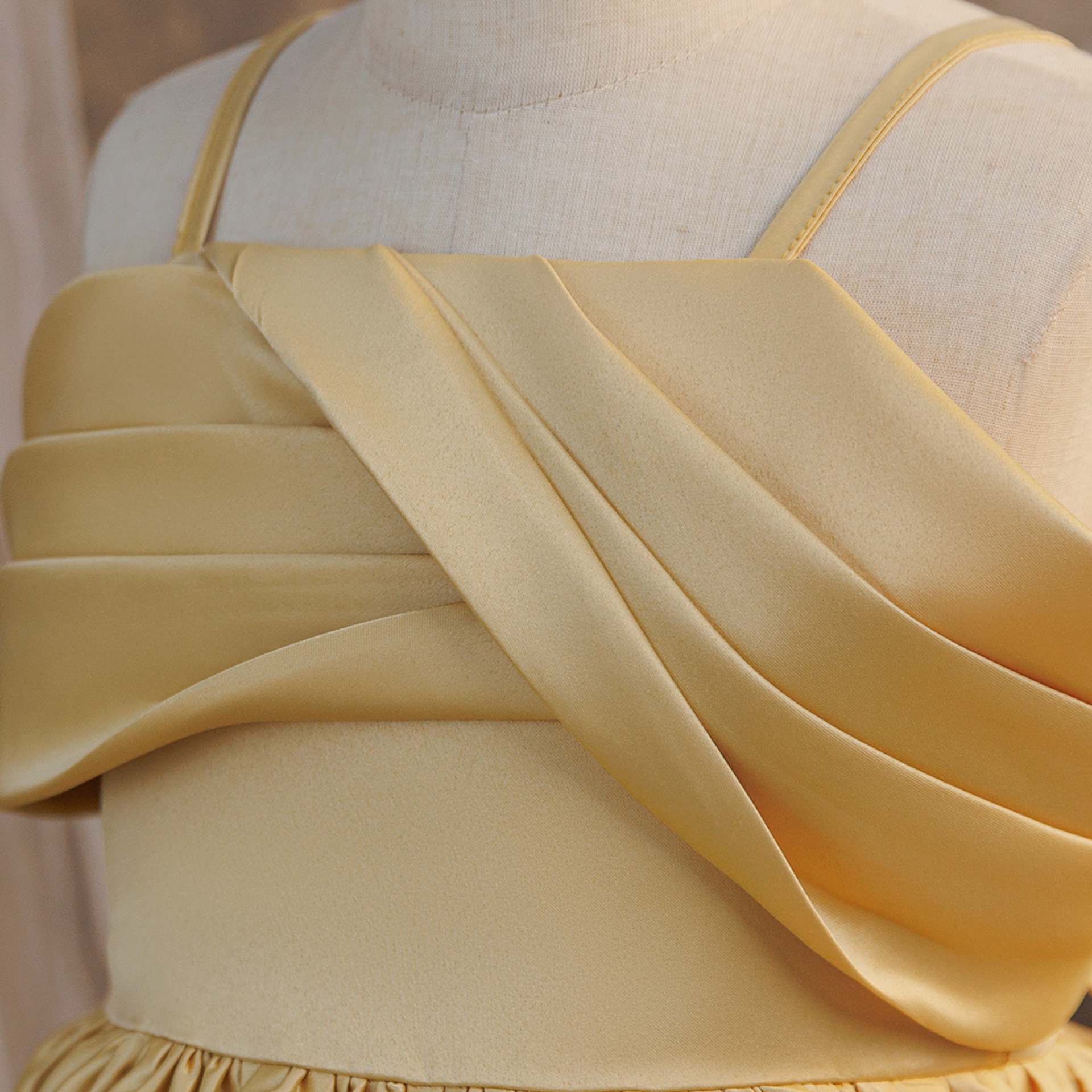 Satin Lace-up Sleeveless Maxi Dresses - image 4