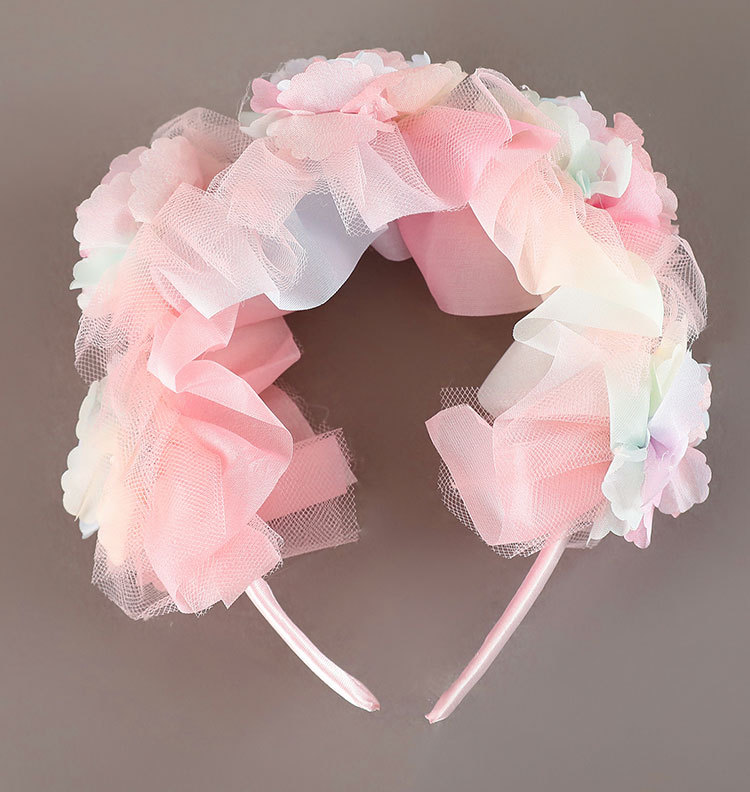Ombre Rosette Hairband - Pink - image 4