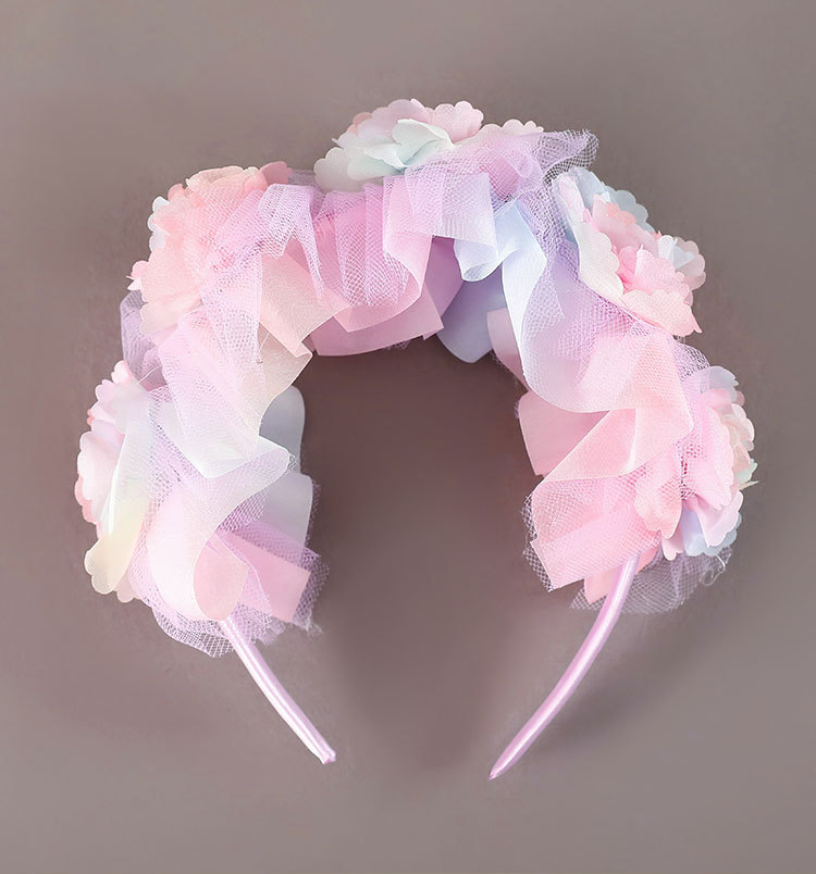 Ombre Rosette Hairband - Purple - image 6