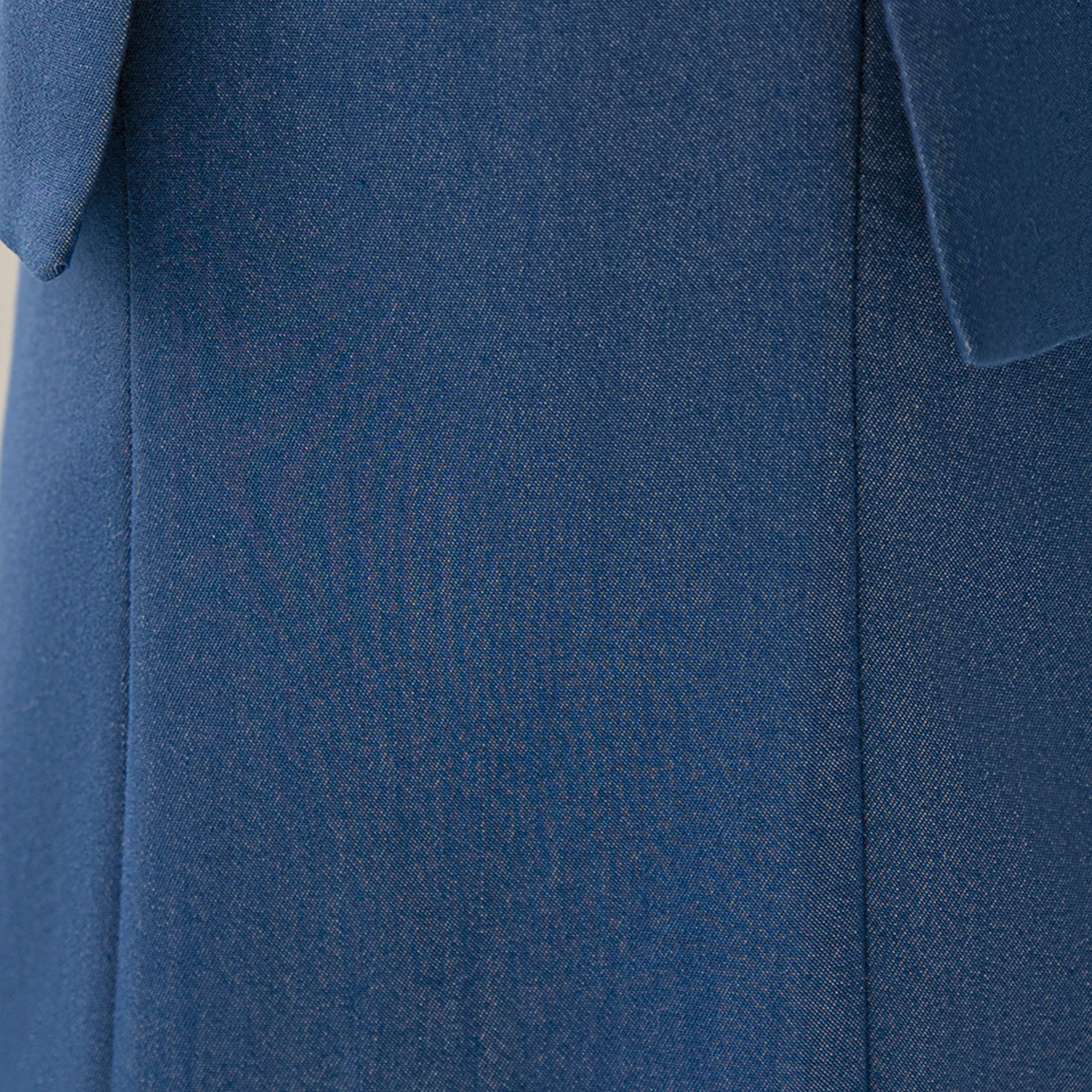 Denim Split Joint Sleeveless Midi Two-piece Set - image 6