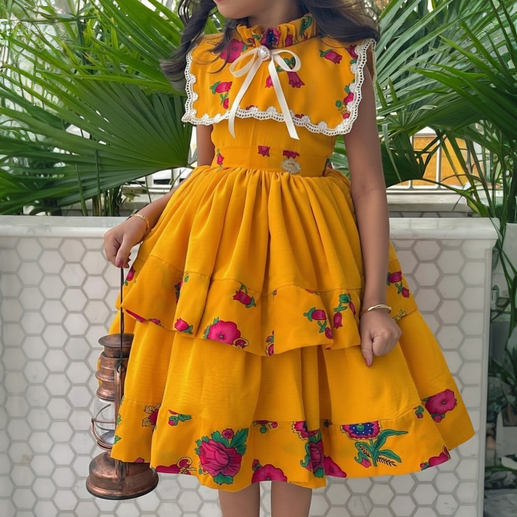 Ramadan Satin Applique Sleeveless Midi Dresses - image 4