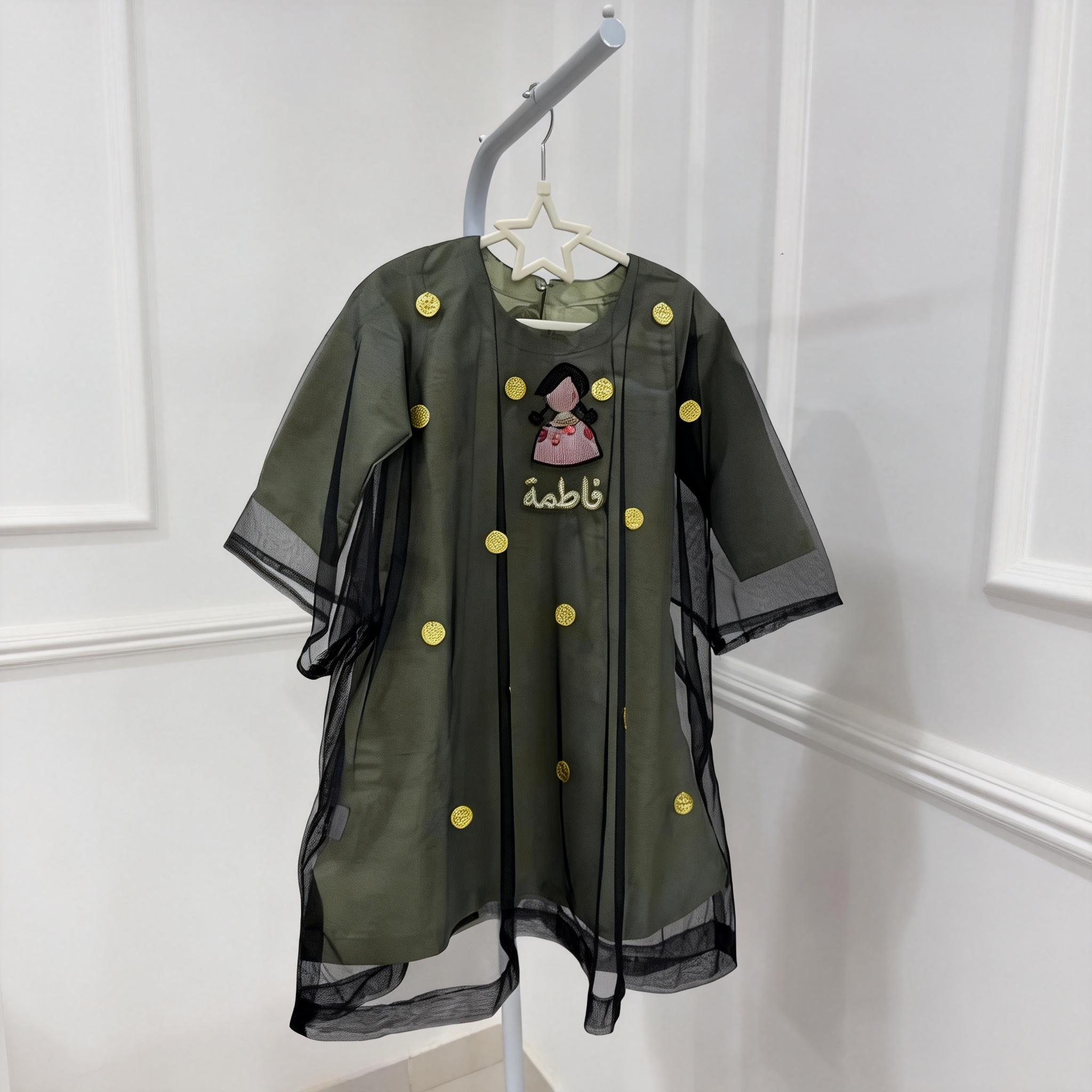 Ramadan Mesh & Linen Long Sleeve Midi Dresses - image 3