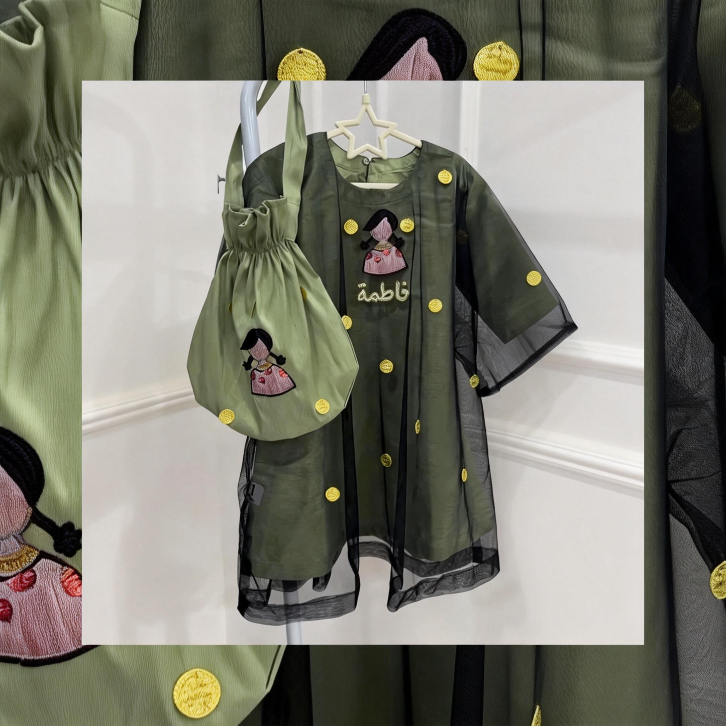 Ramadan Mesh & Linen Long Sleeve Midi Dresses - image 4