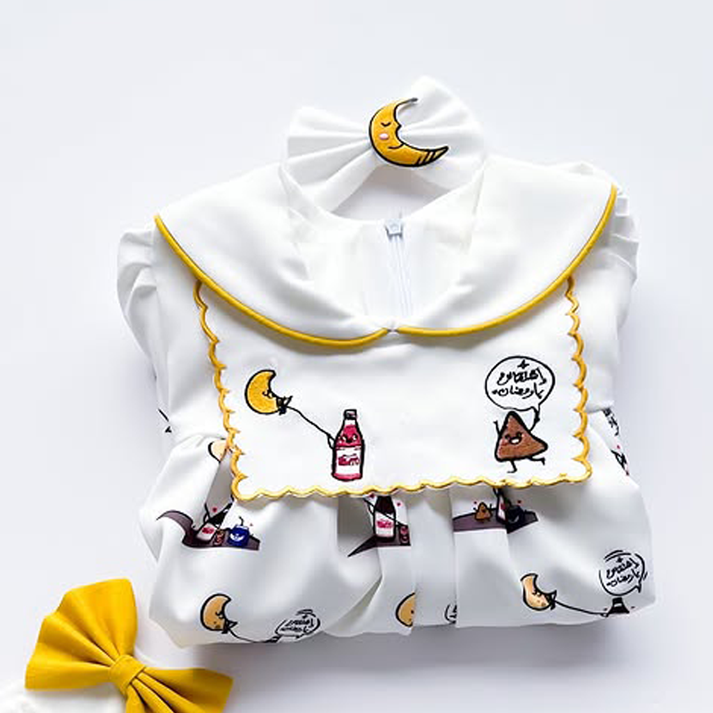 Ramadan Satin Removable Short Sleeve Midi Dresses - image 4