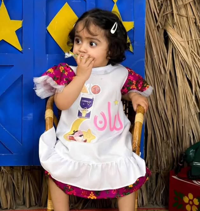 Ramadan Satin Split Joint Short Sleeve Midi Dresses - White - 4Y - image 1