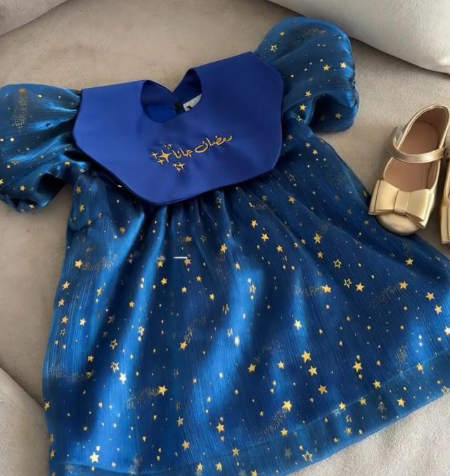 Ramadan Cotton Embroidery Short Sleeve Midi Dresses - image 2