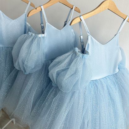 Glitter Short Sleeve Midi Dresses - image 5