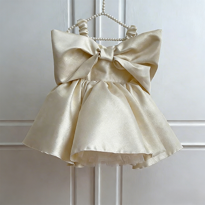 Satin Short Sleeve Midi Dresses - image 5