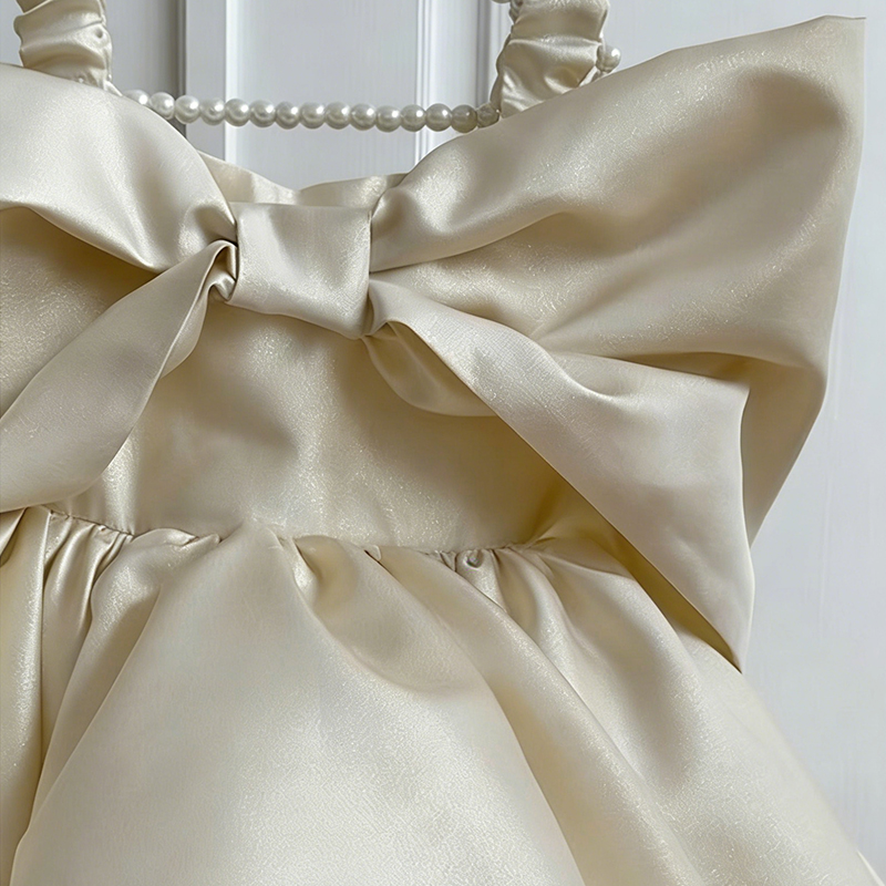 Satin Short Sleeve Midi Dresses - image 6