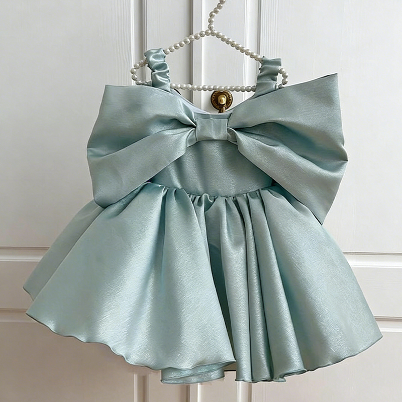 Satin Short Sleeve Midi Dresses - image 8
