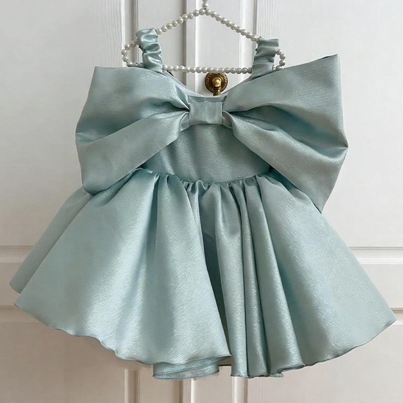 Satin Short Sleeve Midi Dresses - image 9