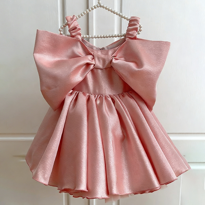 Satin Short Sleeve Midi Dresses - image 2
