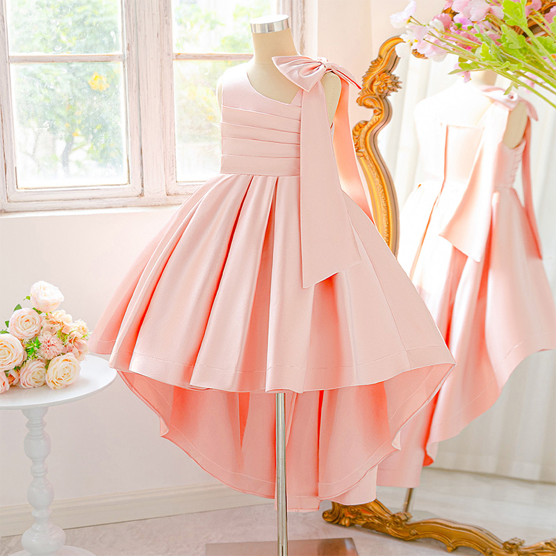 Satin Bow Sleeveless Midi Dresses - image 2